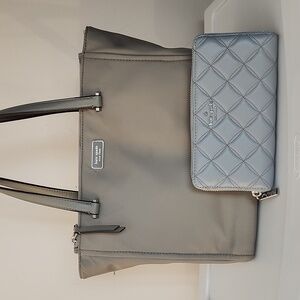 Kate Spade Nylon Tote w/Free KS Wallet